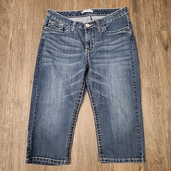 Lee Slender Secret Womens Blue Jeans Size 12 Petite Lower On Waist - Picture 1 of 5